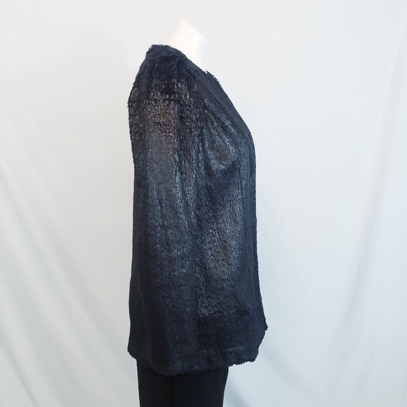 *Last Chance* Twelve Faux Fur Blazer Lightweight Jacket by Forever 21 - Picture 3 of 13